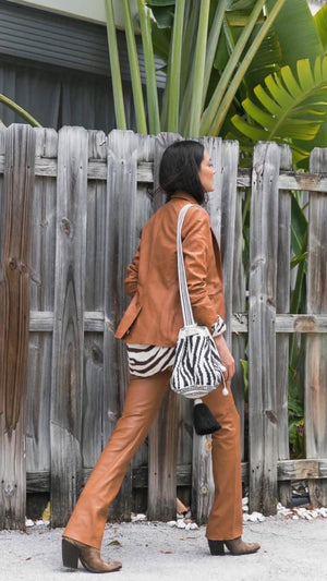 Black Zebra Mochila